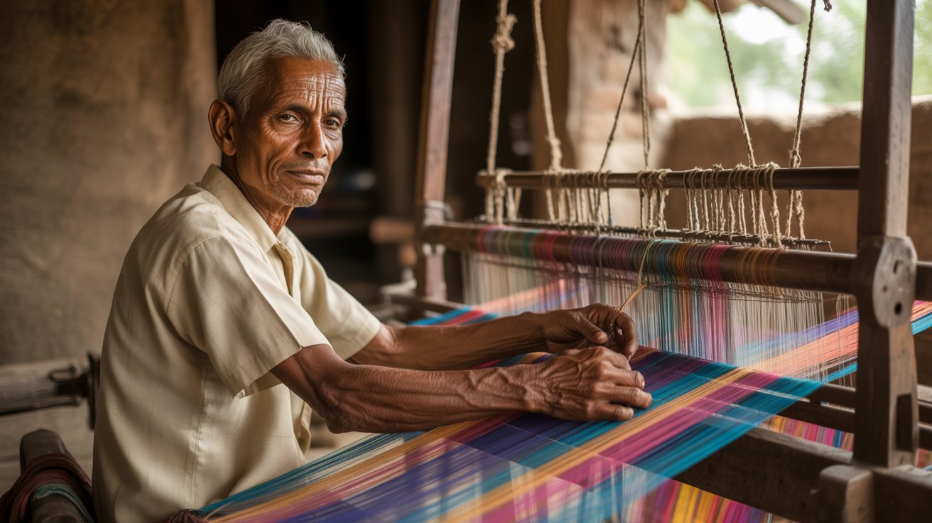 How Skilled Weavers Create the Magic of Sambalpuri Dress Materials